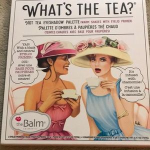 “Hot Tea” eyeshadow pallet and primer by: the BALM